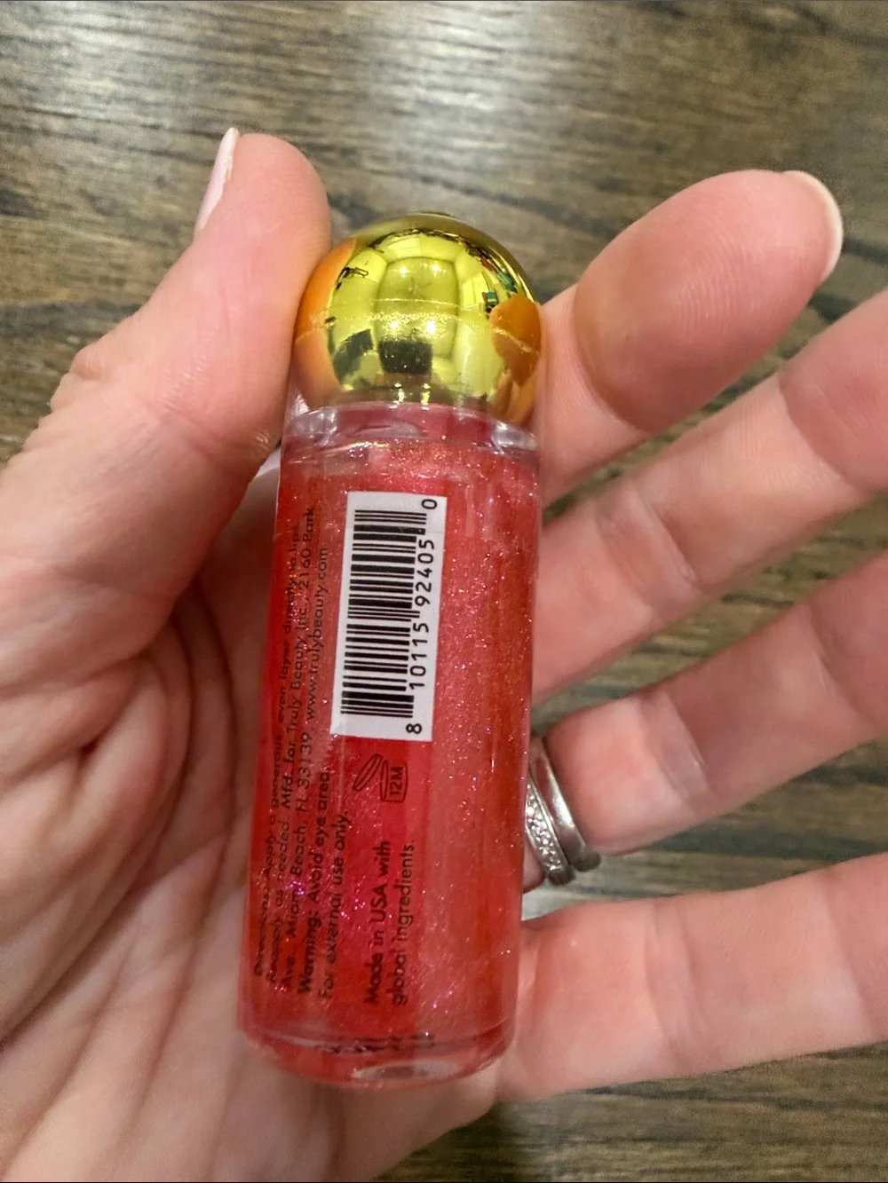 TRULY Cherry Baby Lip Oil Gloss & glazed donut hydrating lip gloss